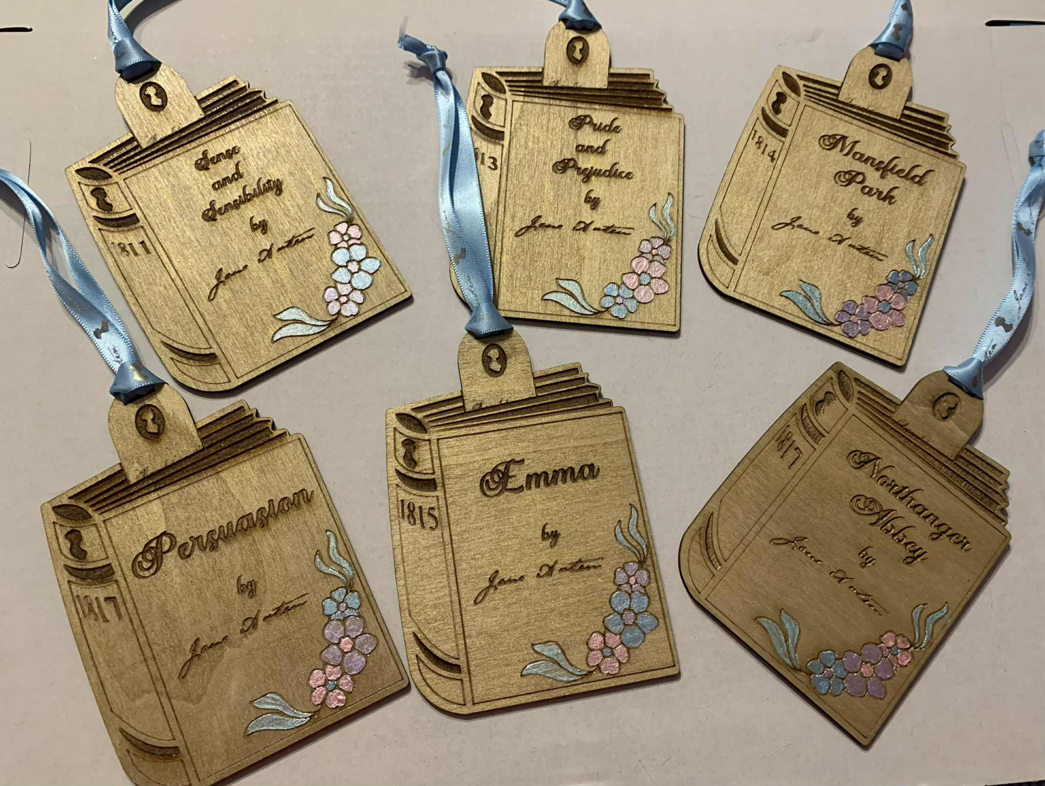 Jane Austen "Sense and Sensibility" Christmas tree decoration