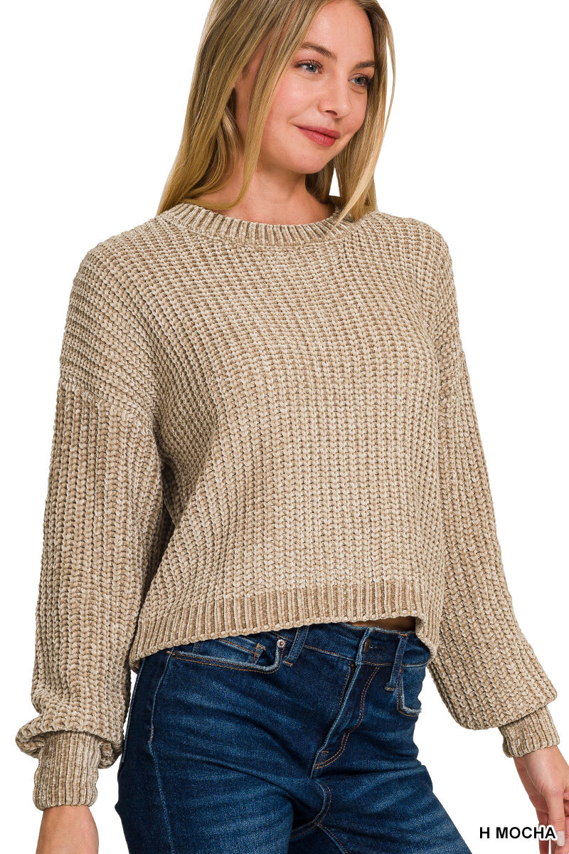Cozy Fireside Sweater - Light Mocha