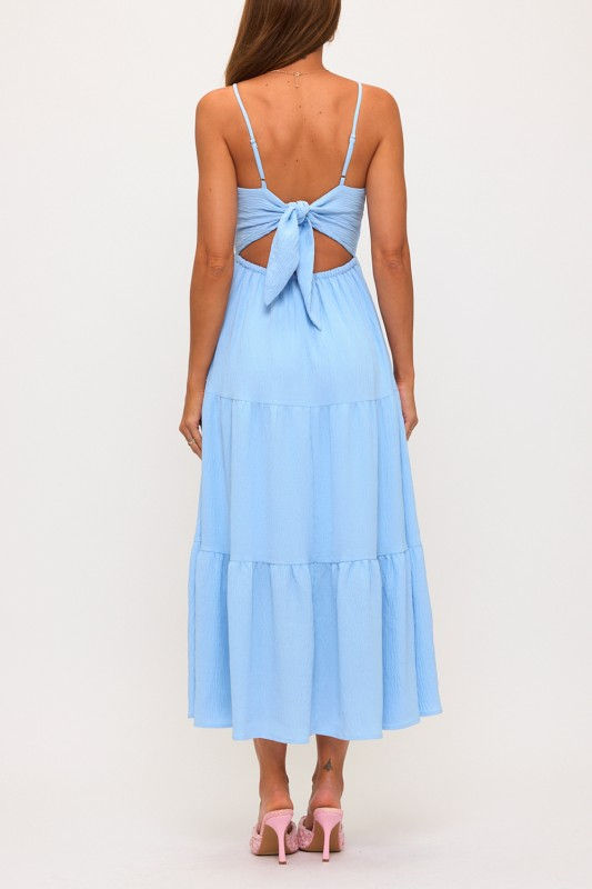 Thumbnail: Spring Ahead Maxi Dress - Sky Blue
