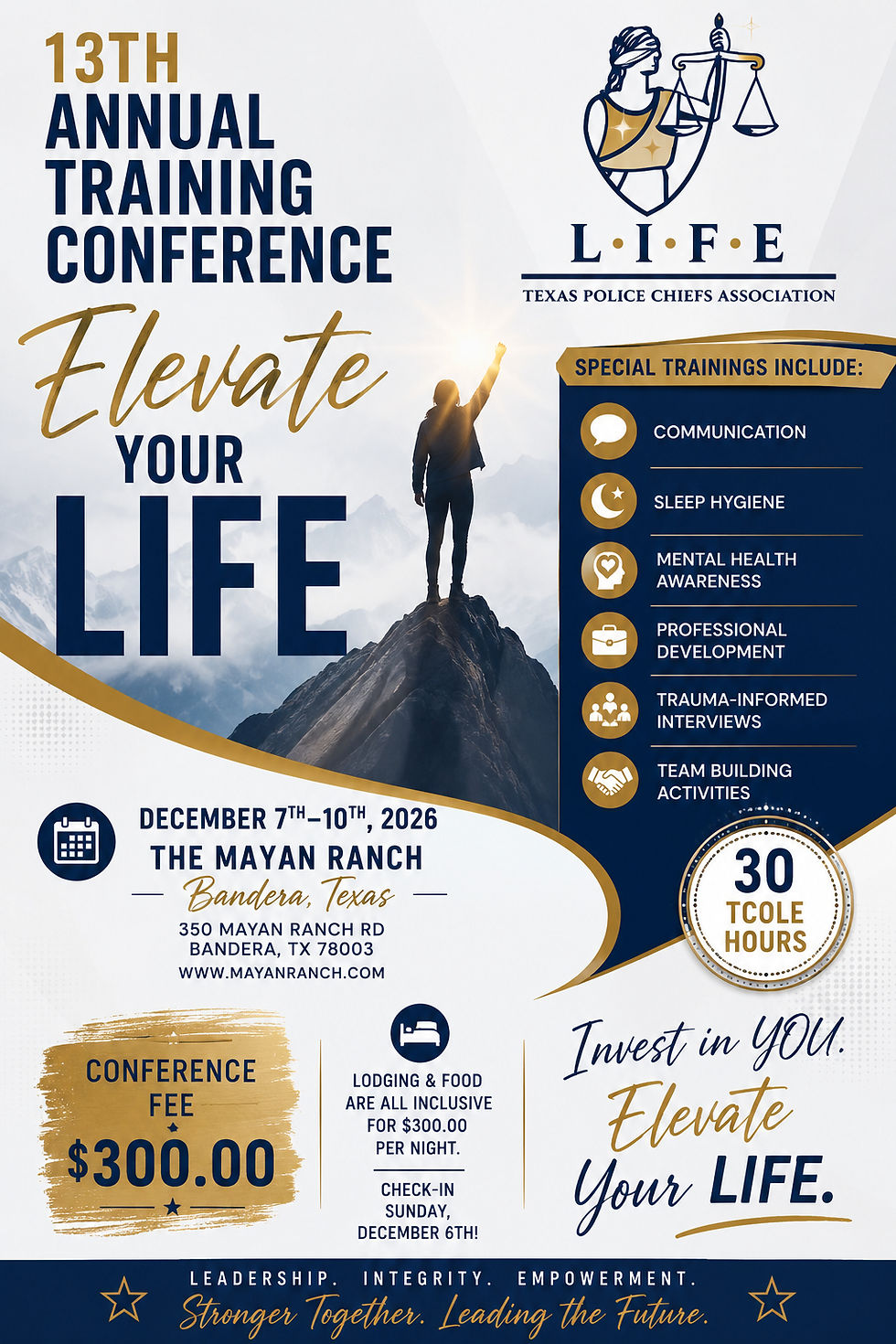 LIFE 13th Annual Leadership Training Conference "Elevate your LIFE"