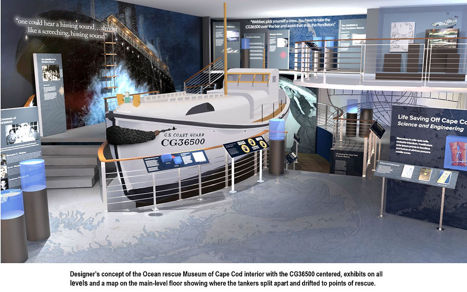 Designer's concept of the museum