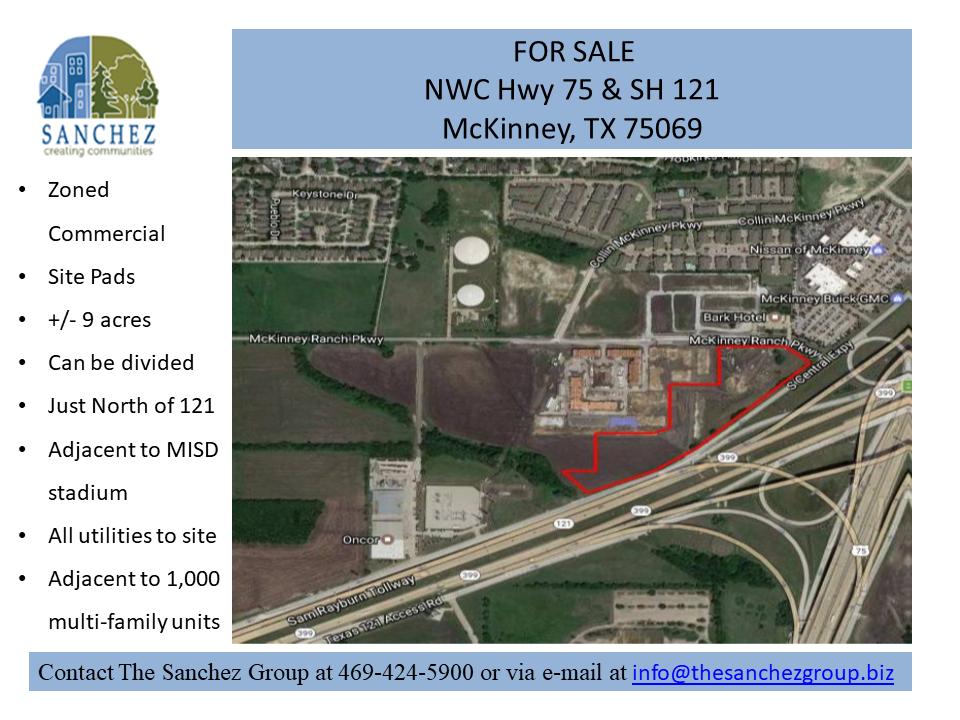 Land - NWC of Hwy 121 & 75