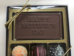 Boxed chocolate bar that says Happy Mother's Day