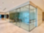 Elegant Glass Display Kiosk