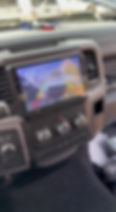 Modern car touchscreen with automotive electronics Saskatoon.