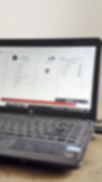 Laptop screen showing automotive electronics saskatoon diagnostic software