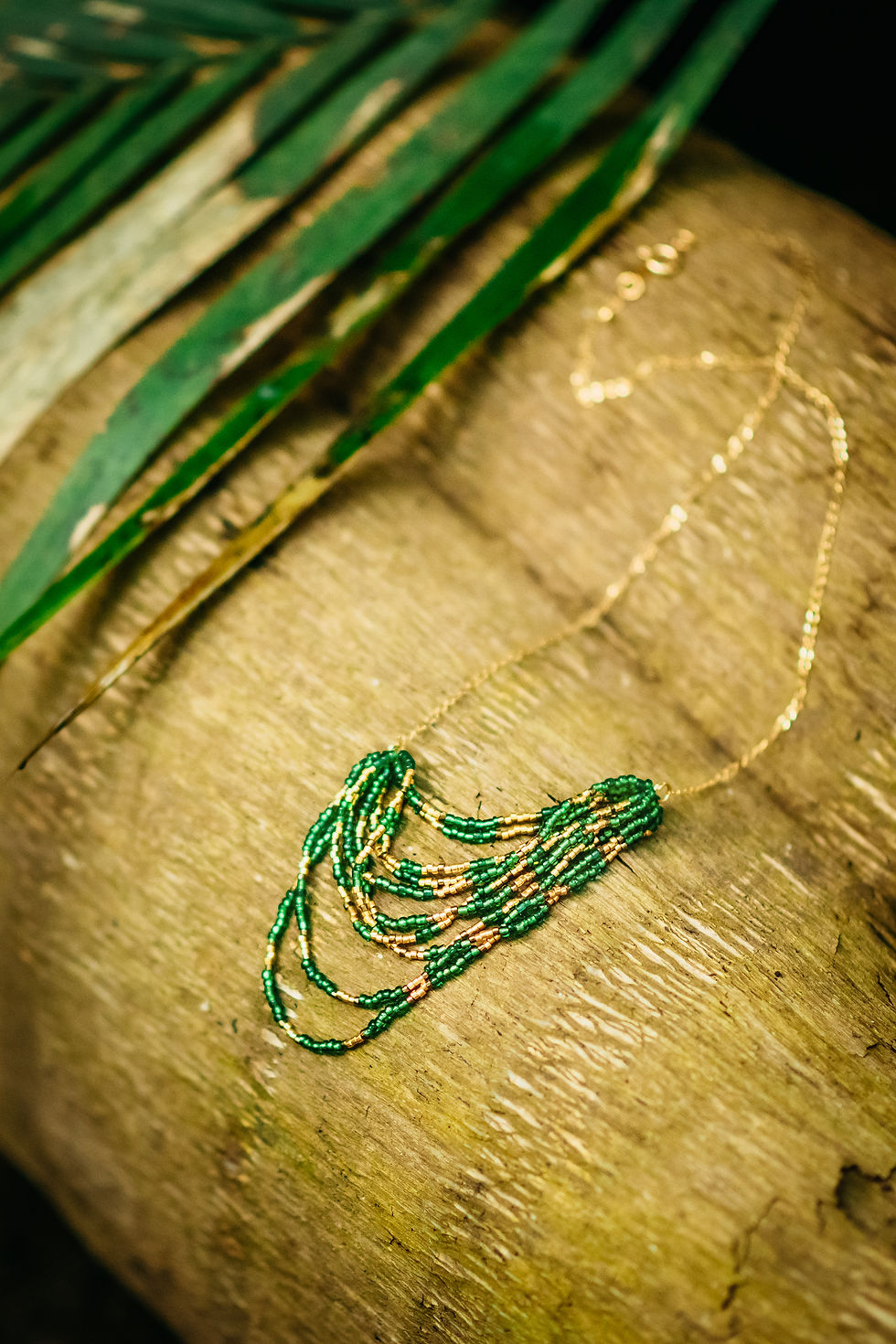 Thumbnail: Ella handmade multistrand spring necklace