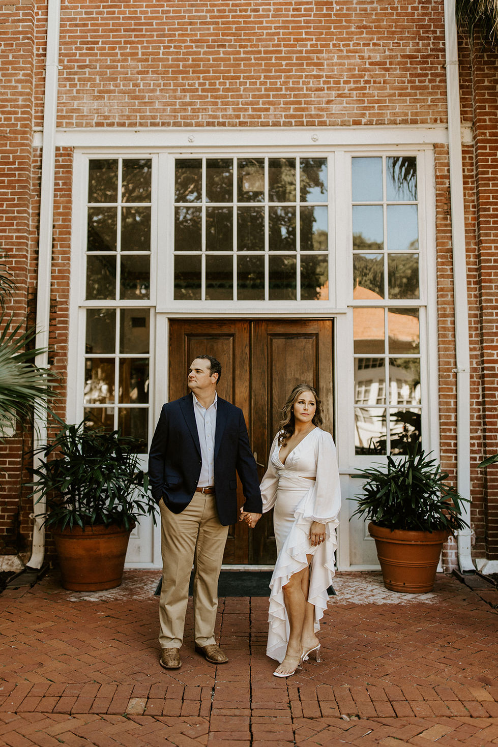 Bride and groom in Key West