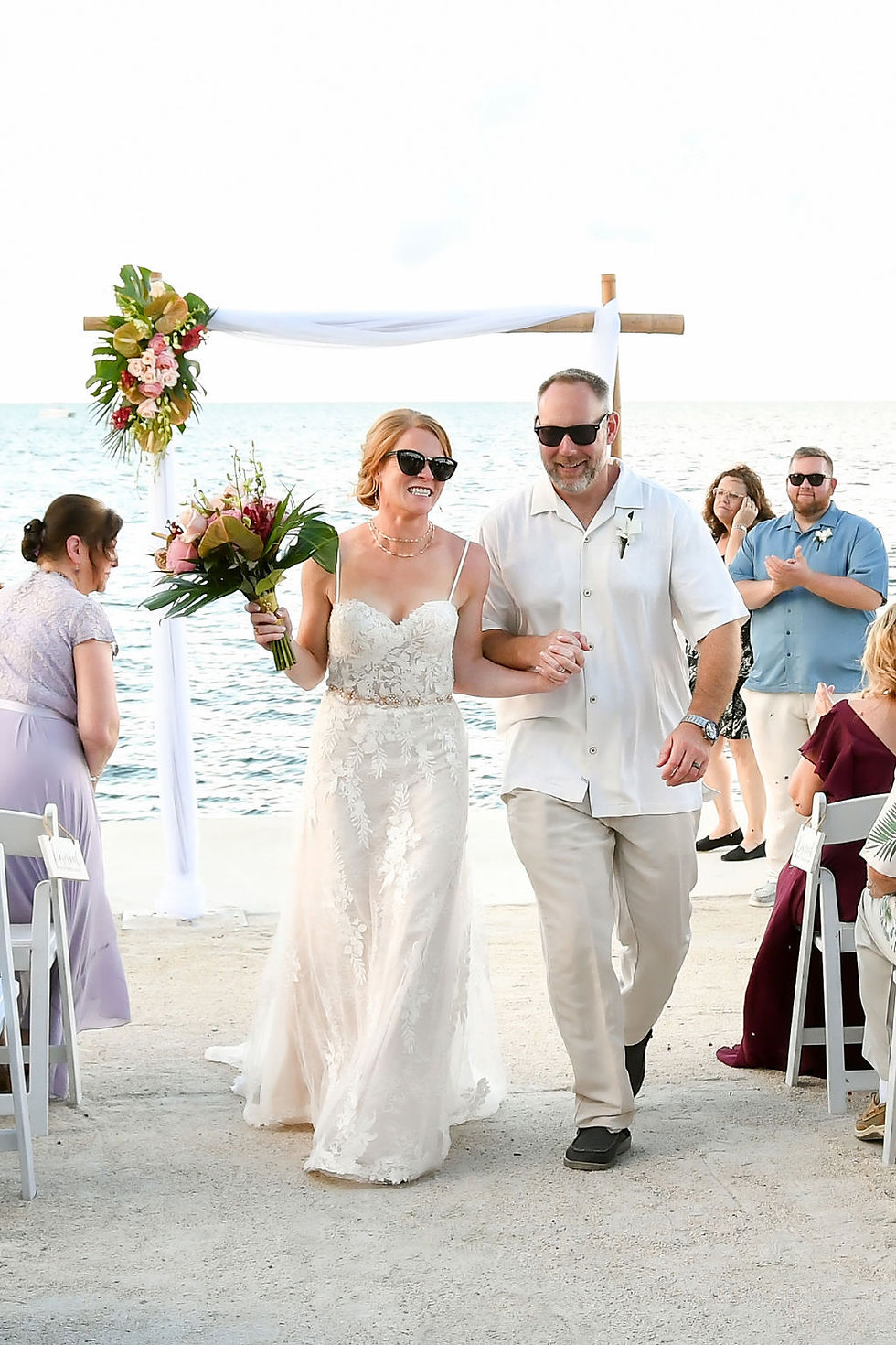 fun wedding at Florida Keys