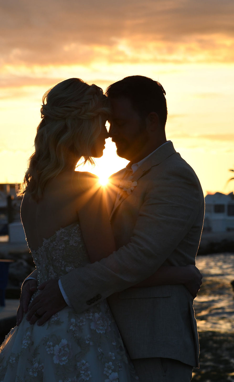 couples at sunset in Florida Keys