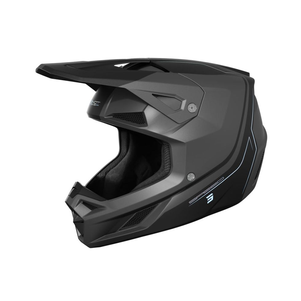 SHOT SPEED HELMET - FURY GREY MATT