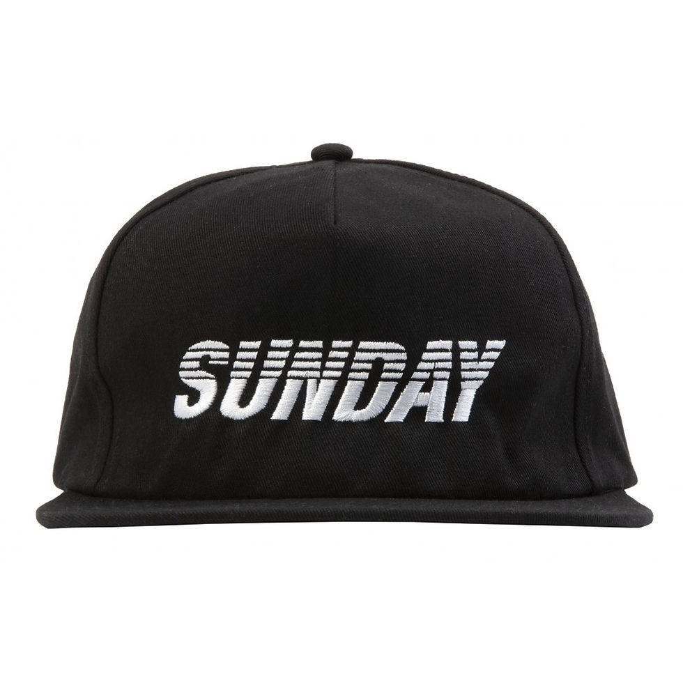 Thumbnail: SUNDAY SHREDD 5-PANEL UNSTRUCTURED HAT BLACK