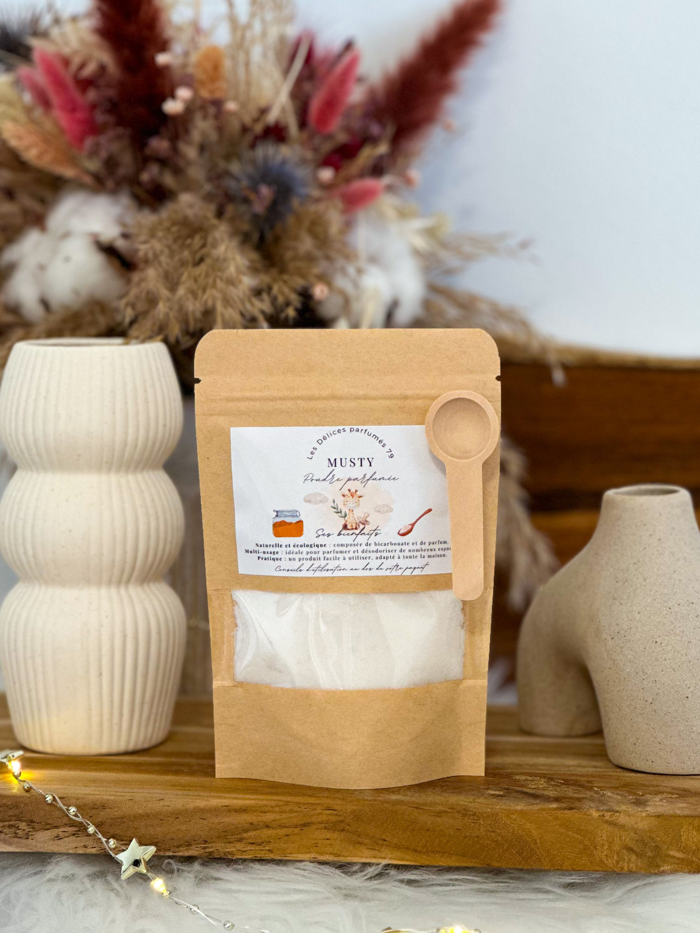 Poudre parfumée Musty