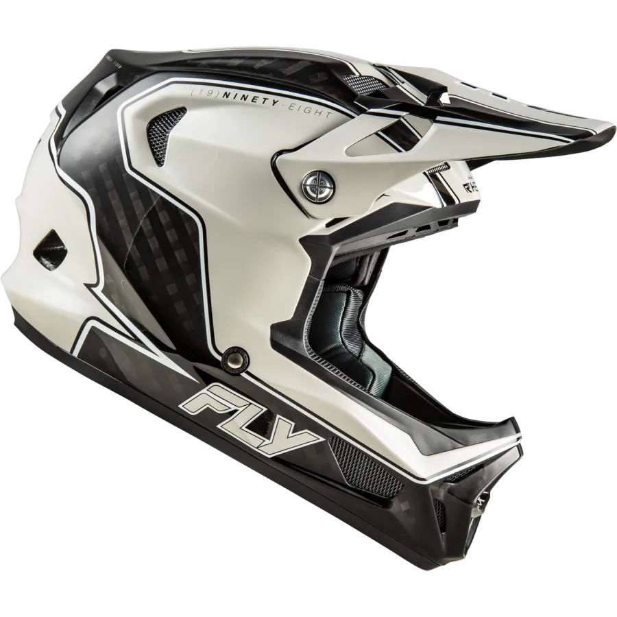Thumbnail: Fly Werx-R Flow Carbon Helmet Black/Grey