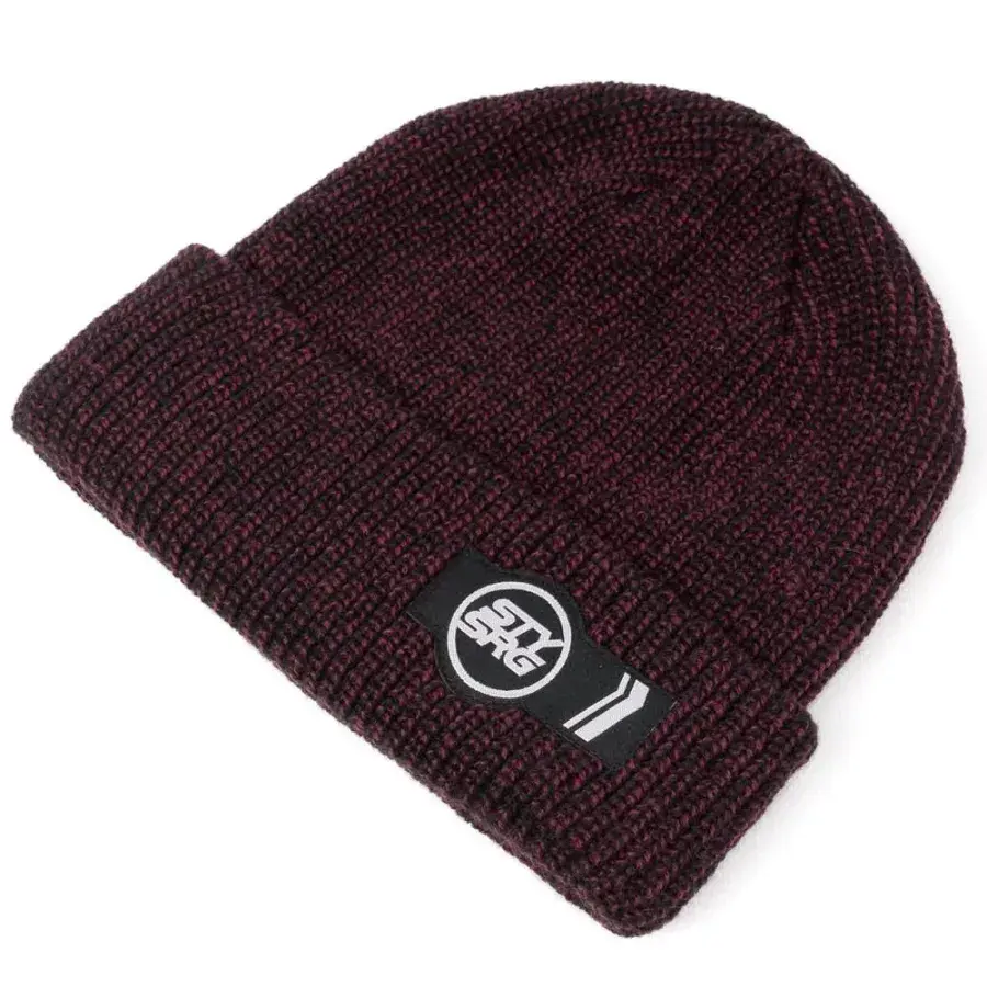 Thumbnail: Stay Strong Icon Bar Beanie Maroon