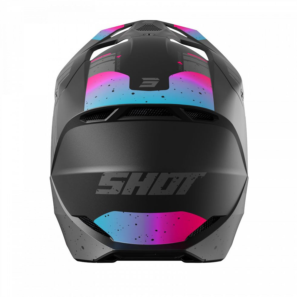 Thumbnail: SHOT FURIOUS HELMET - MIRAGE BLUE PINK MATT
