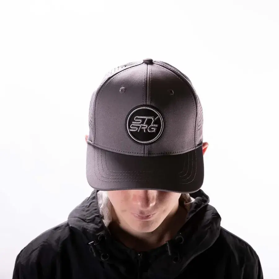 Stay Strong Icon Perf Snapback Grey