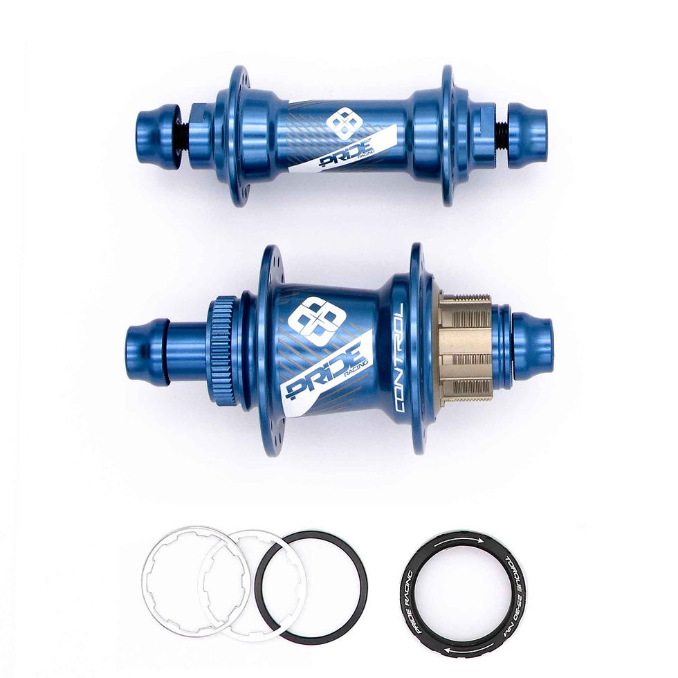Thumbnail: PRIDE CONTROL EXP 28H HUBS PAIR BLUE