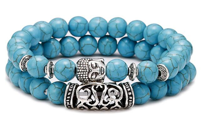 Thumbnail: Natural Lava Bracelet Stone Tiger Eye Braclet