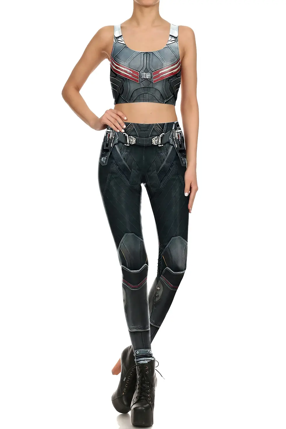 Thumbnail: NADANBAO New BARBARIAN Skull Women Leggings Punk Skull