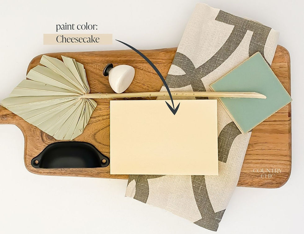 Thumbnail: Cheesecake * Chalk Style Paint for Furniture & Crafts