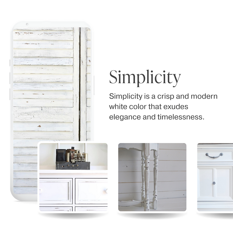 Thumbnail: Simplicity * Chalk Style Paint for Furniture & Crafts