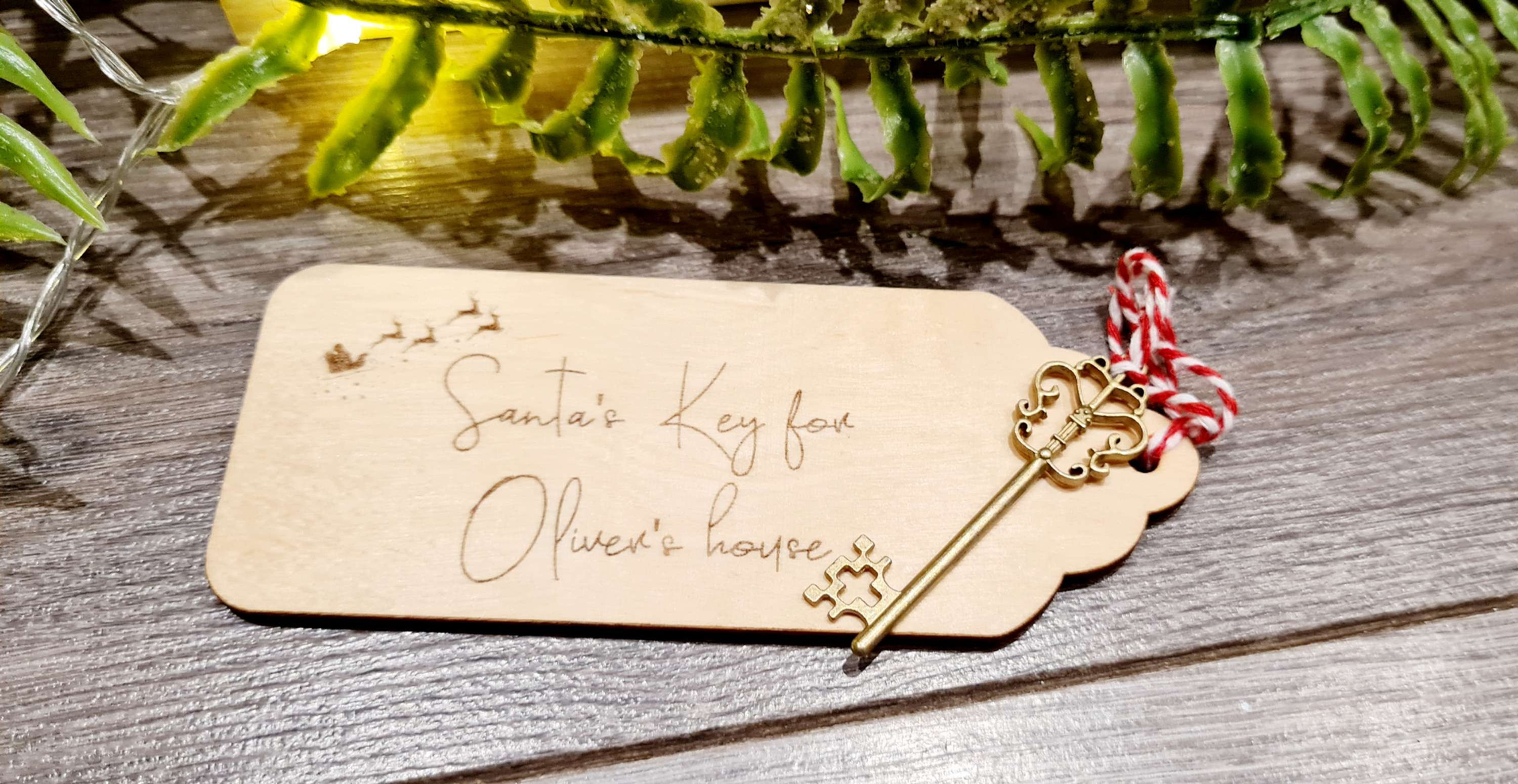 Santas key - Christmas sleigh 