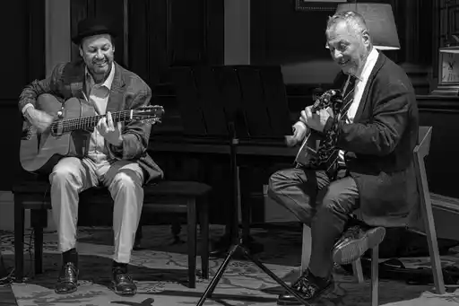 Jonny Hepbir & Peter Long Duo | Hire Jonny Hepbir Gypsy Jazz Guitarist and the Jonny Hepbir Gypsy Jazz Band for all Public and Private Events in Kent, Sussex, London and beyond