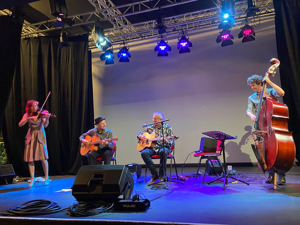 Jonny Hepbir Gypsy Jazz Guitarist Somerset | Gypsy Jazz At Revelation Ashford | Kent - Jonny Hepbir Gypsy Jazz Duo At Official Broadstairs Folk Week & Rosslyn Court Margate Gypsy Jazz Concert