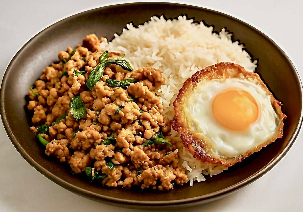 Krapow Over Rice image