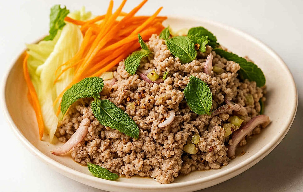 Larb (Choice of Chicken, Pork or Tofu, add extra $1 for beef) image