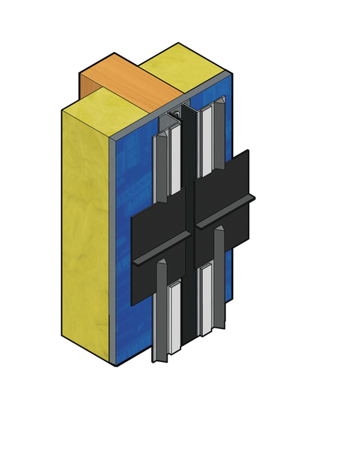 Render Cavity Rails PX Cavity Rail System | CLAD Solutions