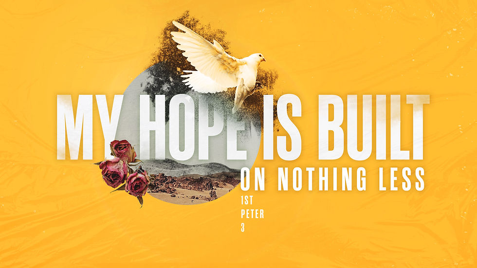 My hope is built on nothing else