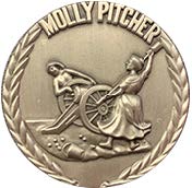 gold molly pitcher coin