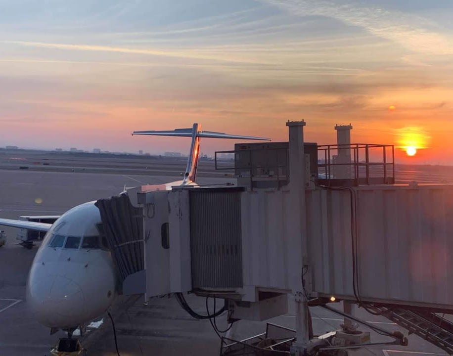 Last Texas sunrise for the Allen family before PCS to Korea