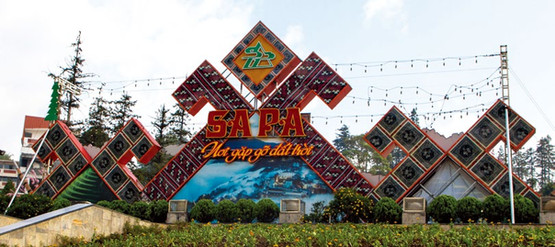 brightly colored sign saying SAPA