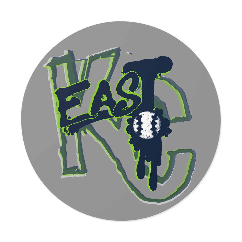 Thumbnail: East KC Diamonds Vinyl Sticker – Waterproof Baseball Decal