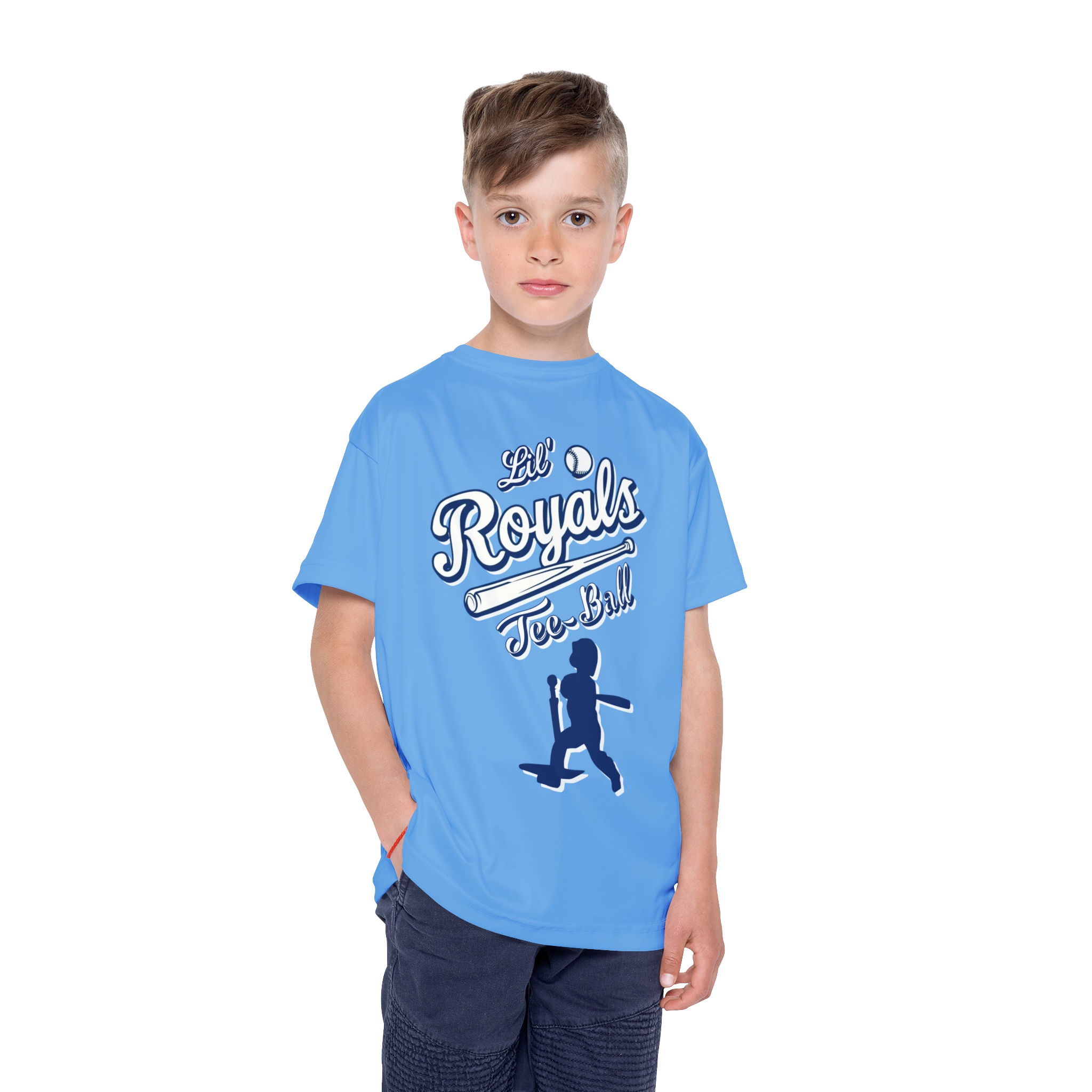 Lil’ Royals T-Ball Jersey – Pint-Sized Chaos, Royal-Level Drip