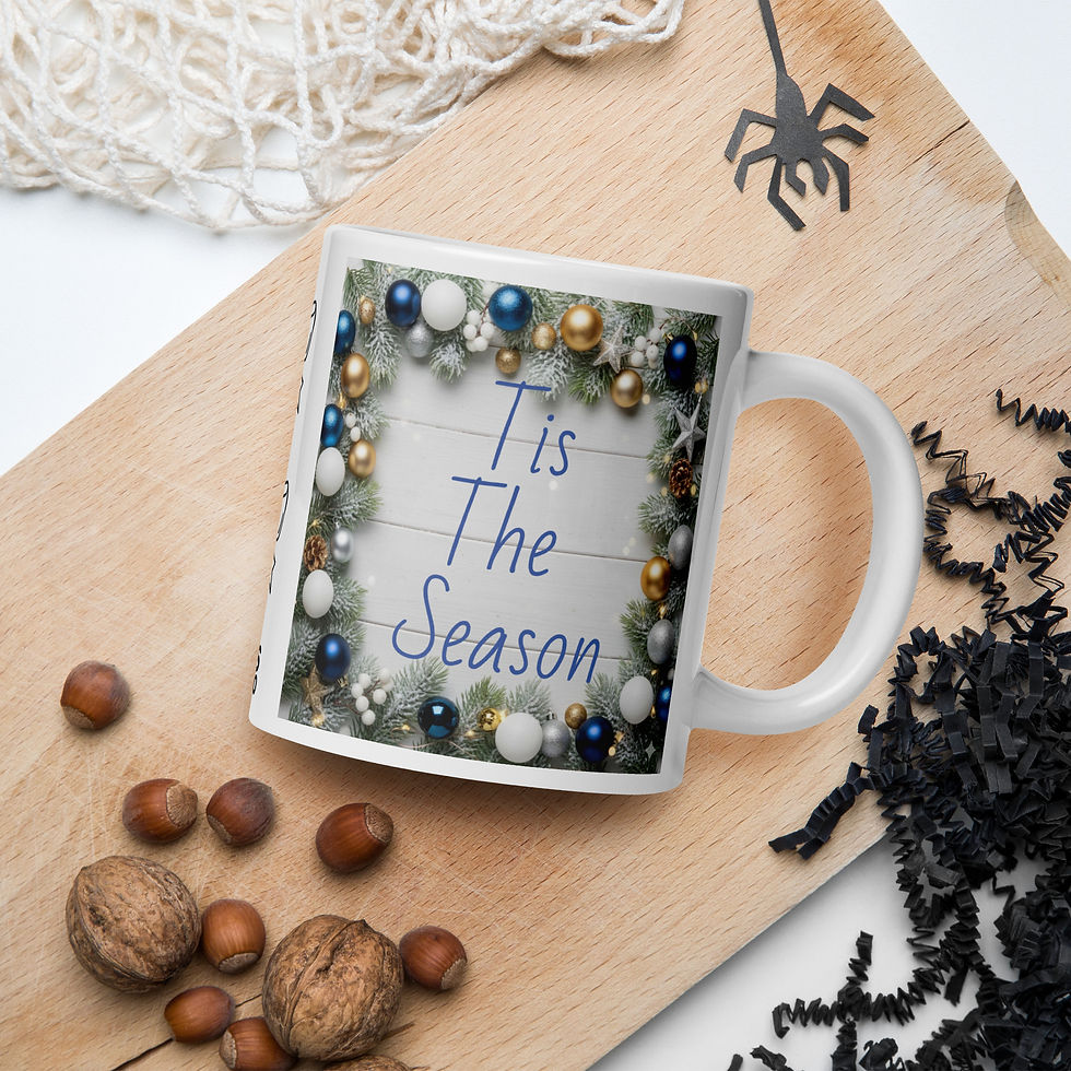 Thumbnail: “’Tis the Season" White Glossy Festive Christmas Coffee Cup