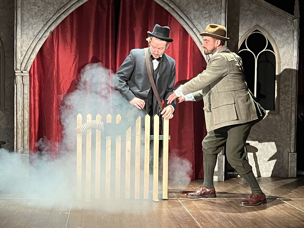 Joe Leat & Ben Elder in A MURDER AT ST MUTTLEY'S