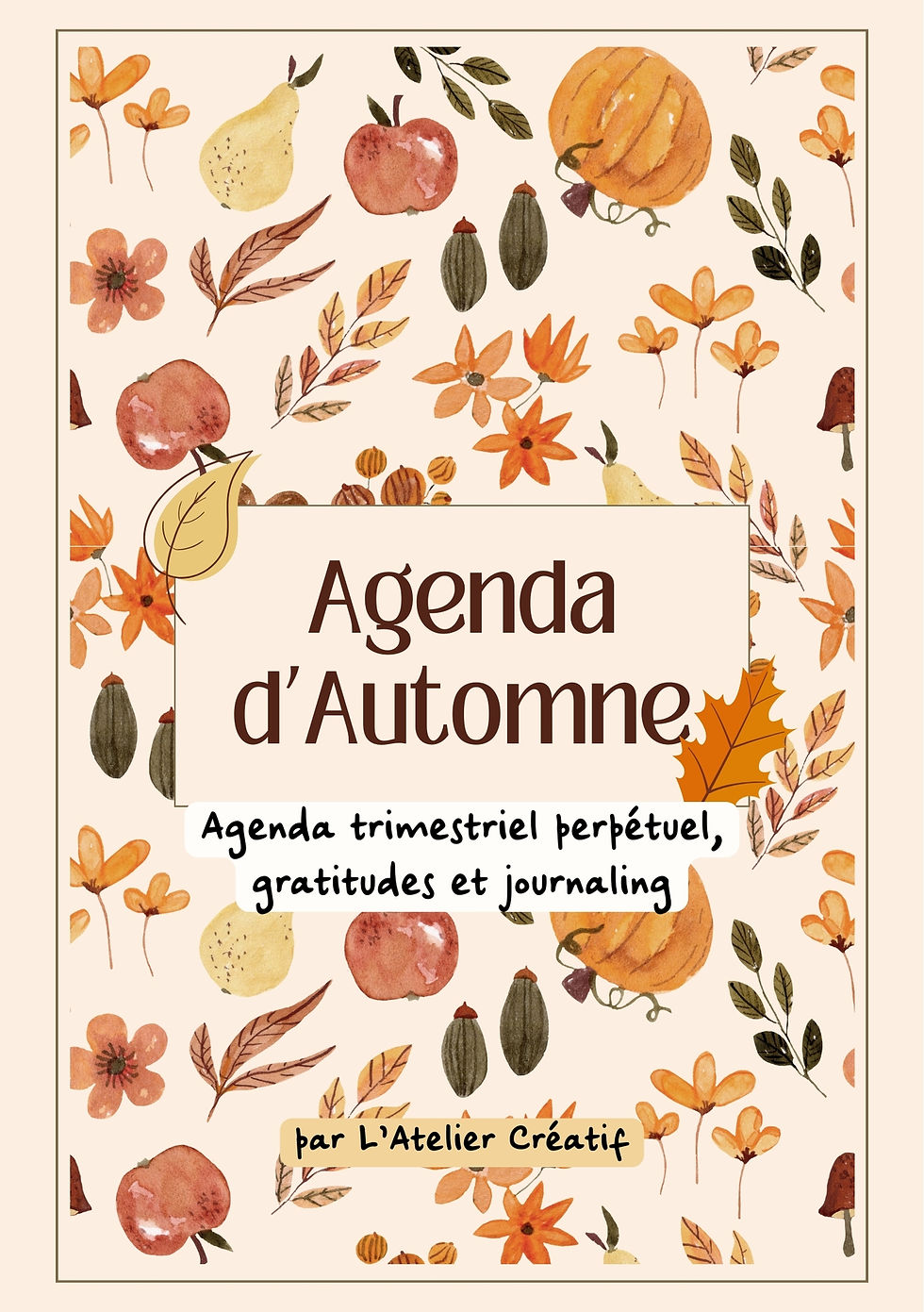agenda automne gratitude