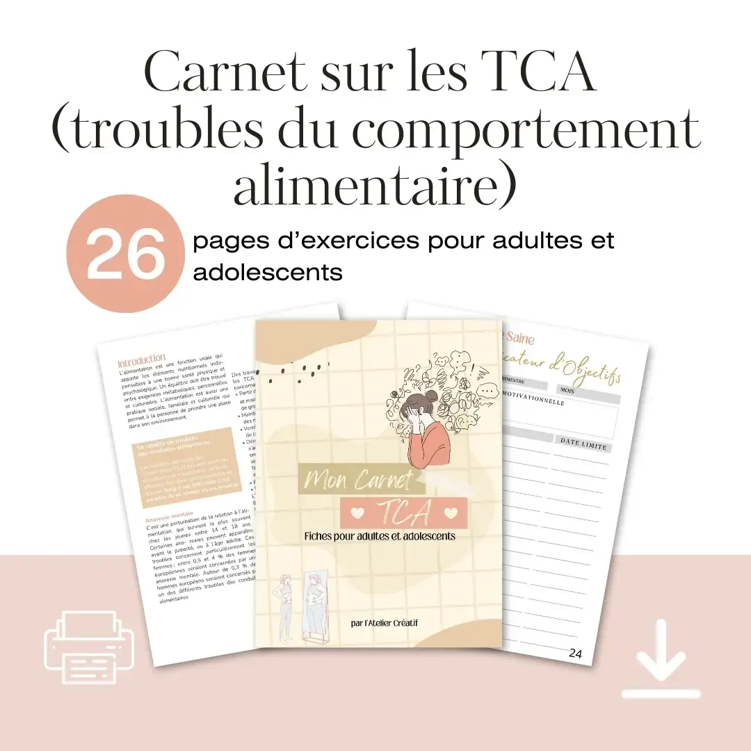 Carnet d’exercices TCA (Adultes & Adolescents) | PDF 26 pages