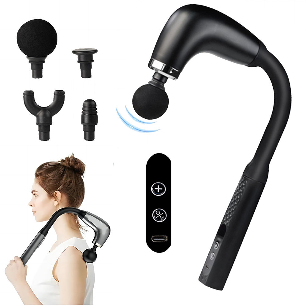 Portable Fascial Massage Gun Electric Percussion Pistol Massager Body Relaxation
