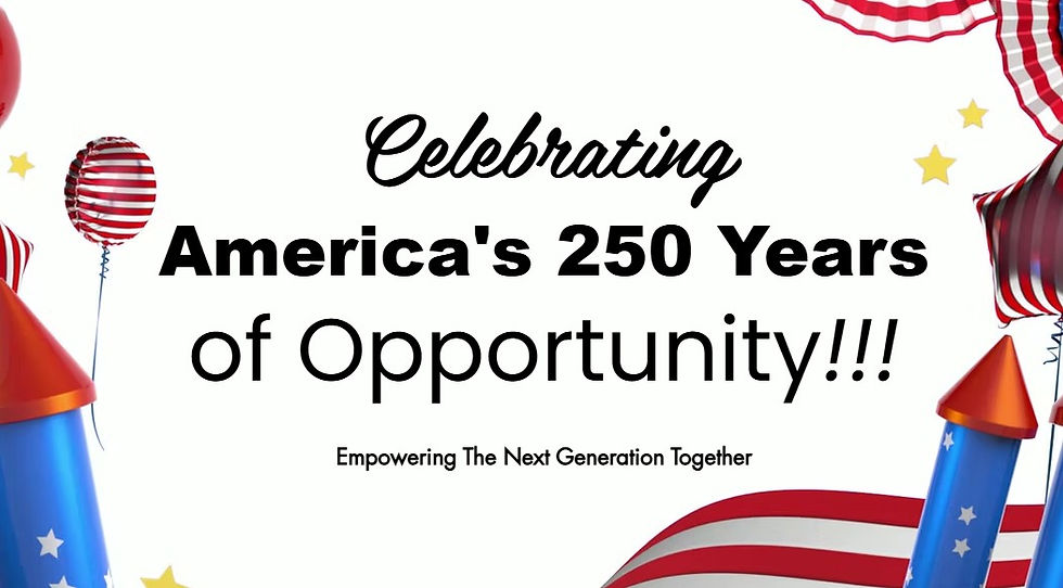 America's 250th 4th of July: Revolutions Shaped Opportunities & Why The Next One Must Be Community Pathway-Centered