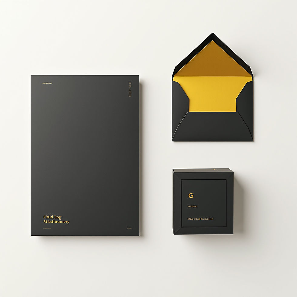 Dark Aesthetic Stationery