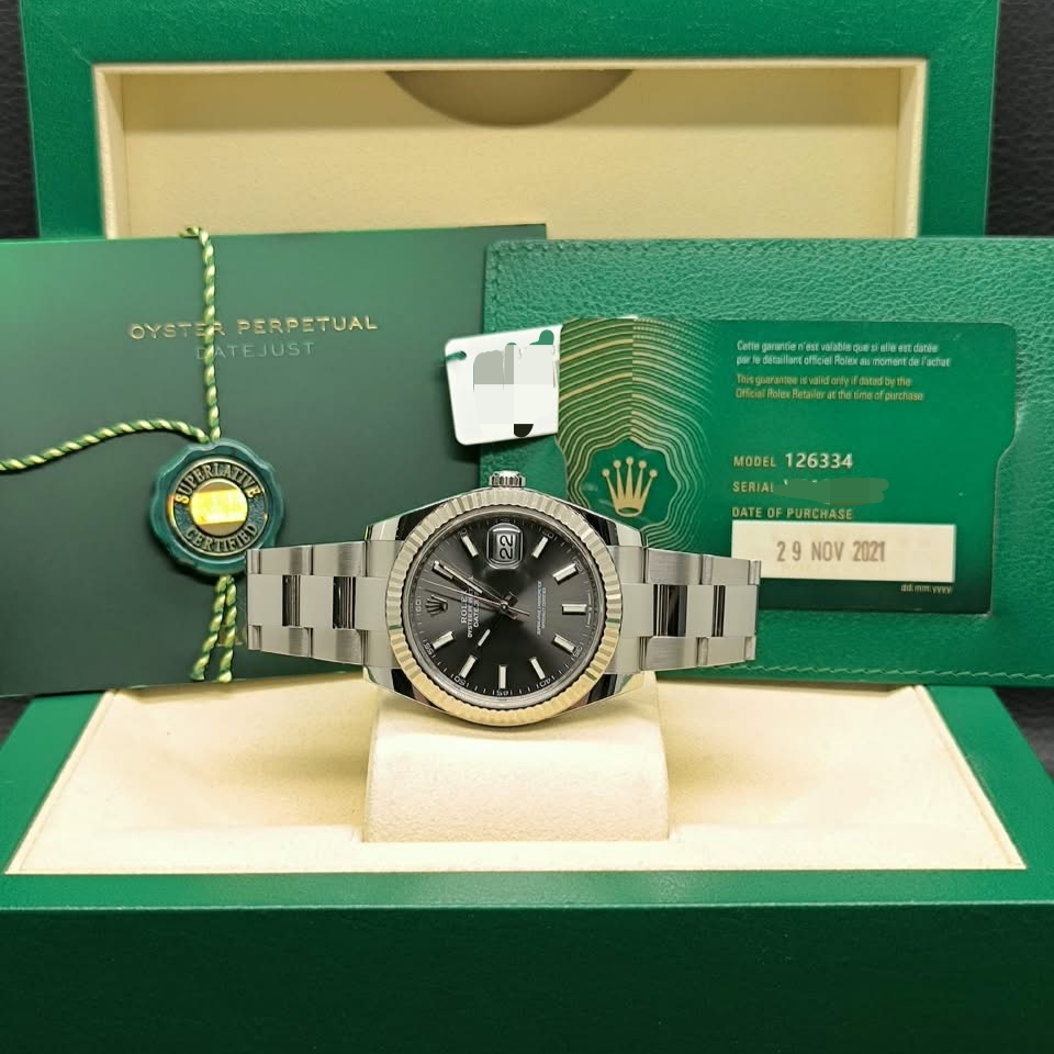 Datejust II Rhodium 41mm view 5