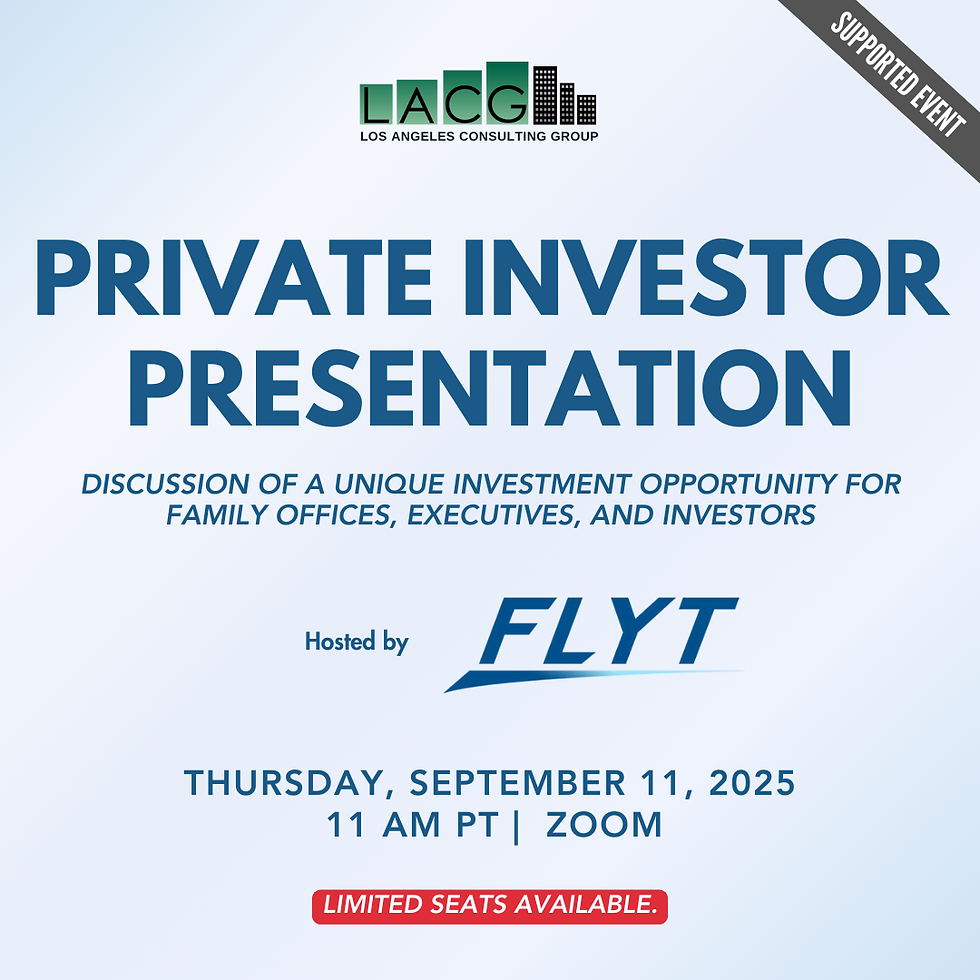 Private Investor Presentation