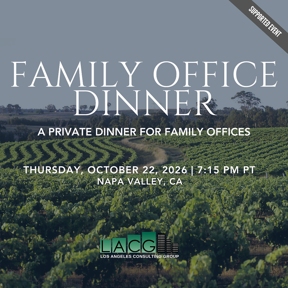 Family Office Dinner