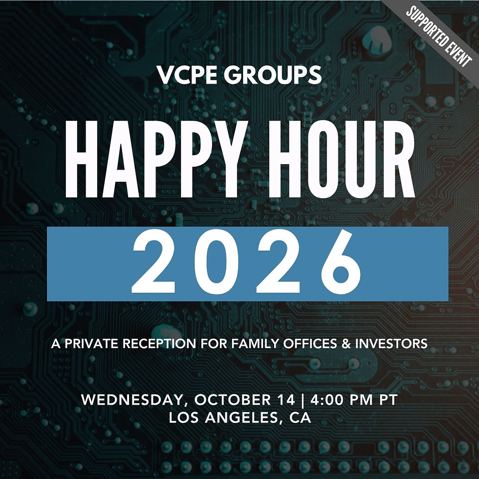 Family Office & Investor Happy Hour