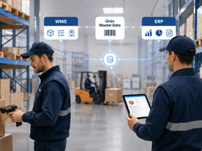 WMS ve ERP sistemlerinde ürün master data entegrasyonu ile depo operasyonlarının yönetimi